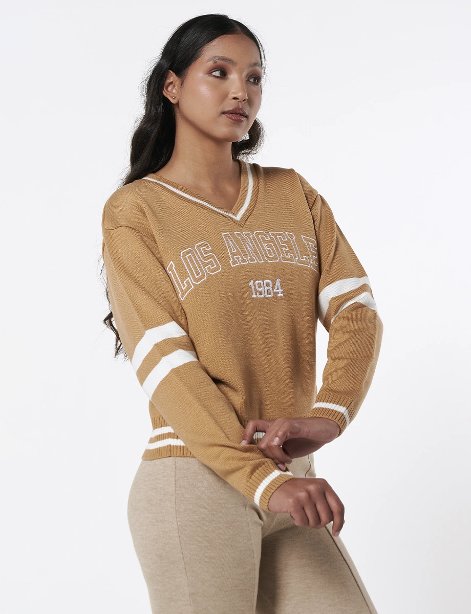 Sweater Los Angeles Camel