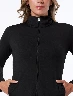 Chompa con Cremallera Negra Mujer – Estilo urbano fácil de combinar