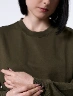 Buzo Llano Verde Oscuro Mujer – Abrigo cómodo con estilo casual