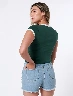 Camiseta Brooklyn Verde Oliva Mujer – Inspiración urbana con estilo juvenil