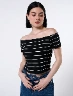 Blusa a Rayas Negro Mujer – Rayas clásicas para un look moderno