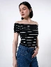 Blusa a Rayas Negro Mujer – Rayas clásicas para un look moderno