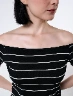 Blusa a Rayas Negro Mujer – Rayas clásicas para un look moderno