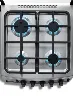 Combo Cocina 4 Quemadores Bilbao Spazio Plus + Refrigeradora Top Mount 280 Lt Croma | Indurama