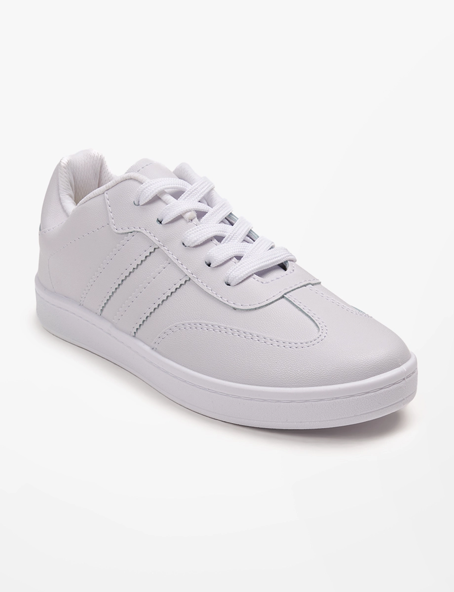 Sneakers con Cordones Blanco
