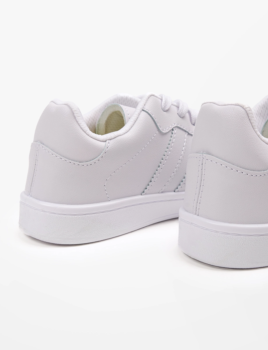 Sneakers con Cordones Blanco