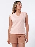 Camiseta Rosada Detalle en Manga Mujer – Toque femenino con diseño moderno