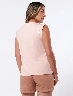 Camiseta Rosada Detalle en Manga Mujer – Toque femenino con diseño moderno