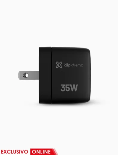 Cargador PowerWall 35Watts Negro | Klipxtreme
