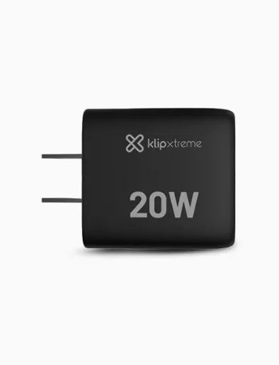 Cargador PowerWall 20Watts Negro | Klipxtreme