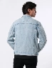 Chaqueta Jean Celeste Hombre – Casual y versátil para todos los días