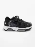Sneaker con Cordones y Velcro Negro Niño – Calzado práctico para diario