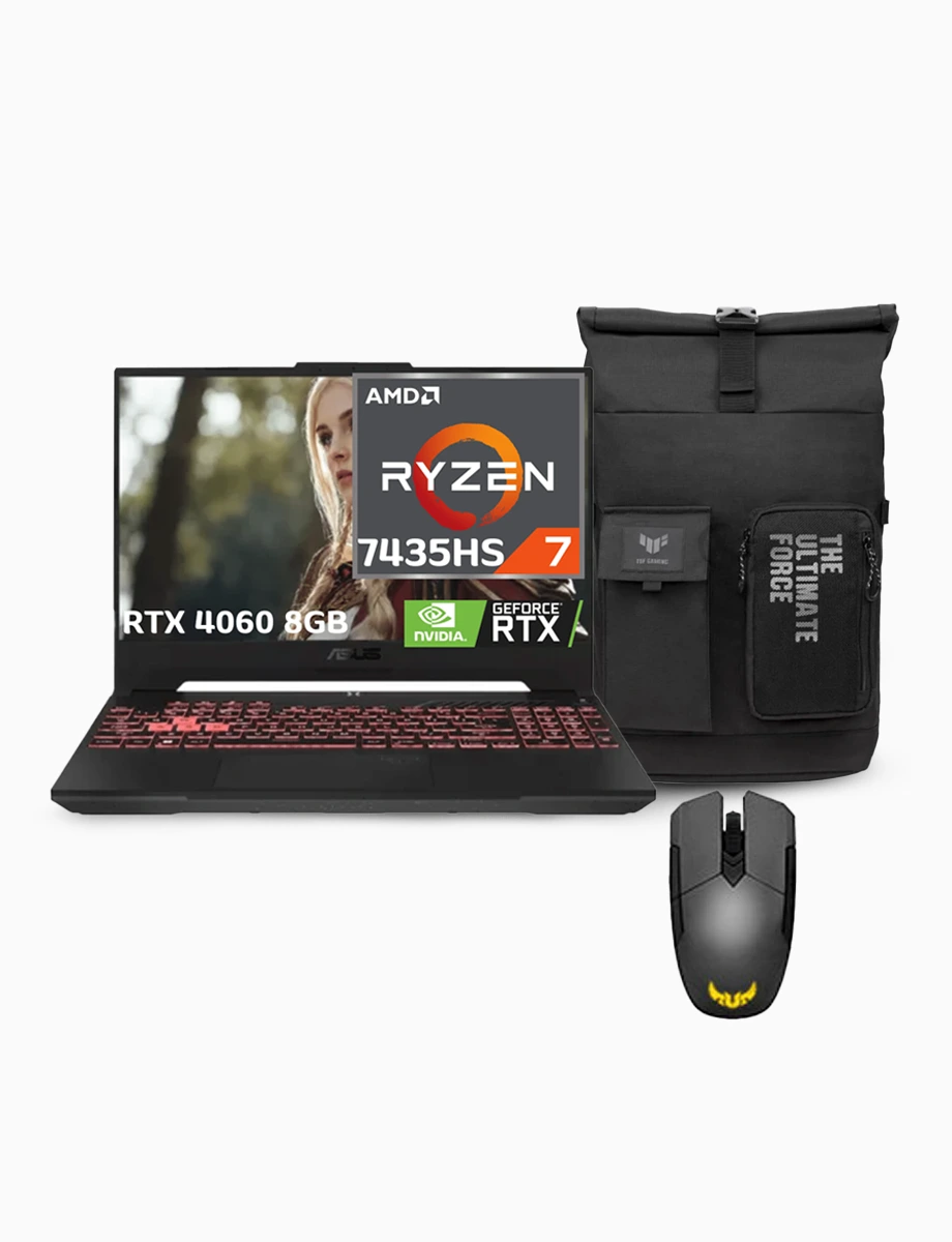 Laptop Gamer TUF Gaming de 1TB y RAM 16GB Gris | Asus + Gratis Mochila y Mouse