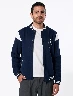 Chompa Varsity Azul Marino Hombre – Inspiración universitaria con mucha actitud