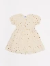 Vestido Print Corazones Crudo Niña – Encanto y ternura en cada detalle