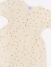 Vestido Print Corazones Crudo Niña – Encanto y ternura en cada detalle