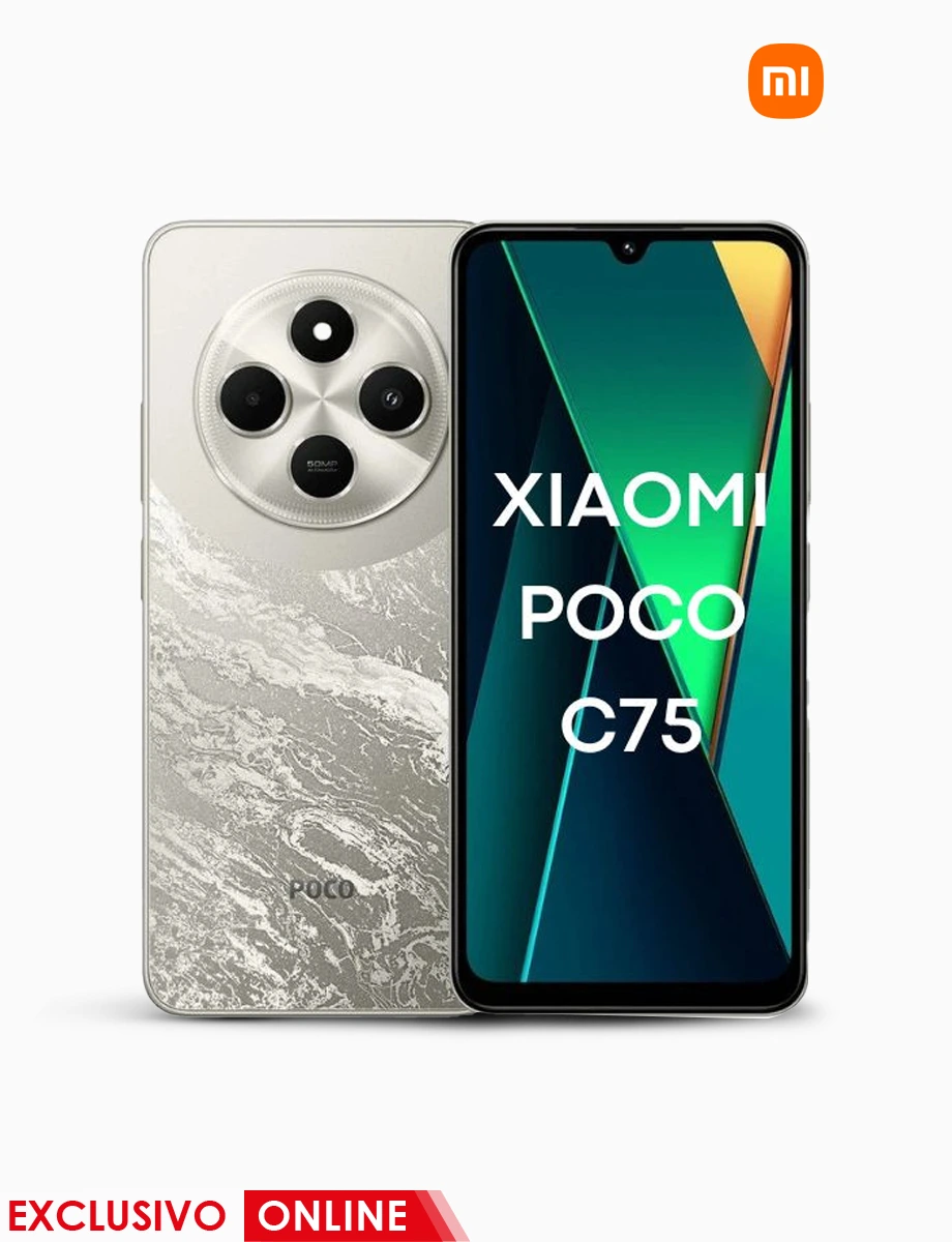 Celular Poco C75 de 256GB y RAM 8GB Dorado | Xiaomi