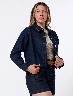 Sobre Camisa Azul Oscuro Mujer – Estilo relajado con aire moderno