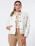 Chaqueta con Botones Blanco Mujer – Toque elegante para cualquier look