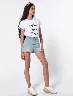 Short Llano Celeste Claro Mujer – Estilo fresco para días soleados