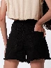 Short con Apliques Negro Mujer – Estilo moderno con detalles