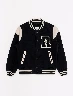 Chompa Pre Bomber Negro Niño – Estilo urbano con abrigo ligero