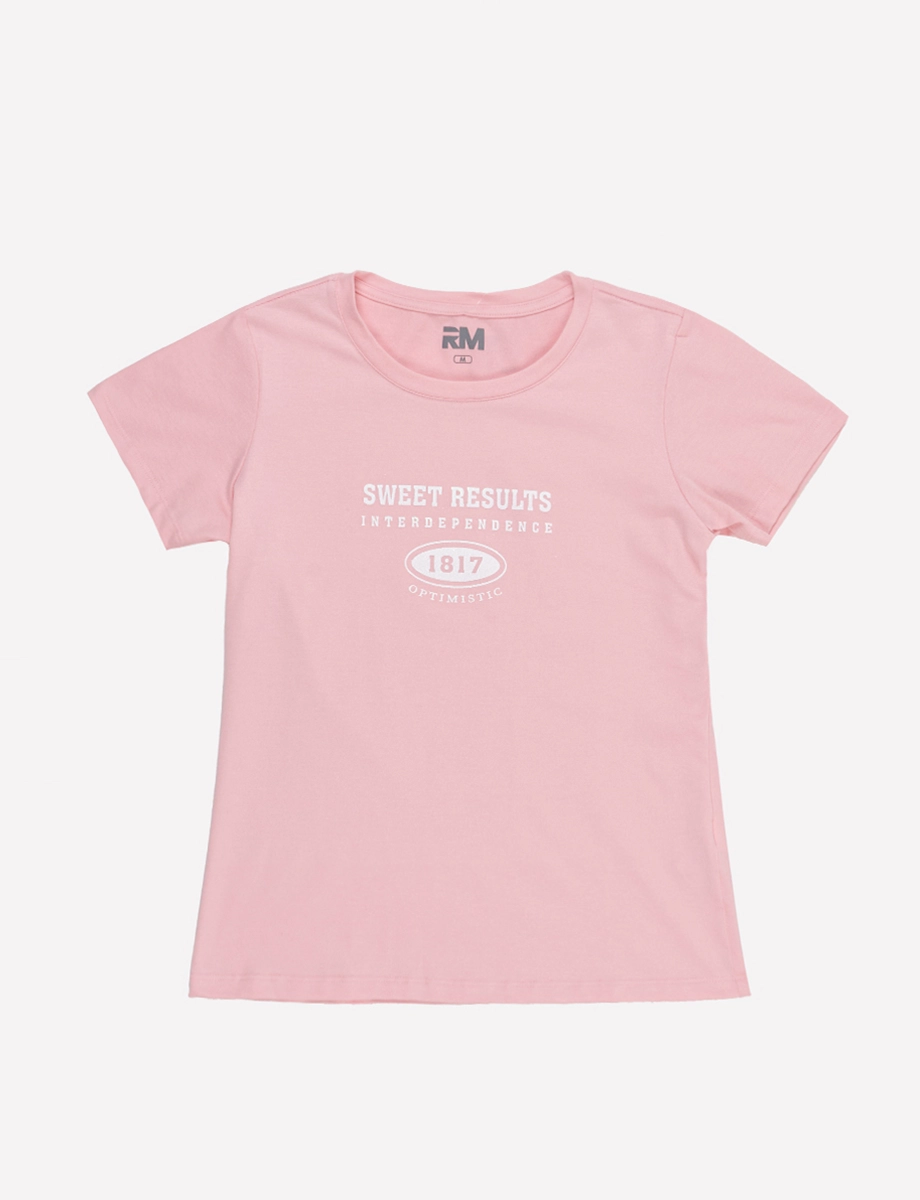 Camiseta Sweet Results Rosado