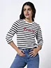 Buzo Rayas Azul Marino Mujer – Rayas clásicas con toque moderno