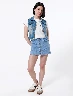 Short Falda Maria Azul Claro Mujer – Diseño práctico con apariencia femenina