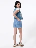 Short Falda Maria Azul Claro Mujer – Diseño práctico con apariencia femenina