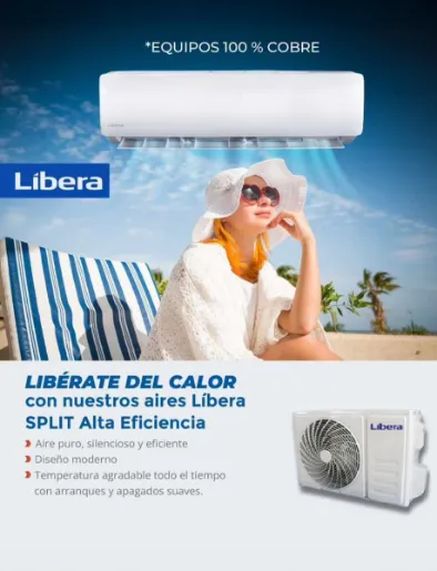Aire Acondicionado 36000 BTU Inverter Blanco | Libera