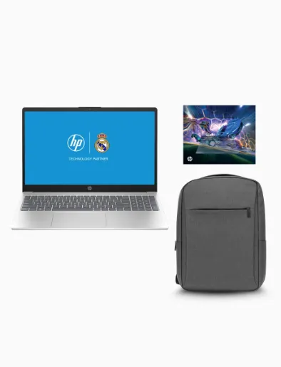 Laptop AMD Ryzen 7 de 15.6" con 512GB y RAM 16GB Dorado | HP + Gratis Mochila + MousePad
