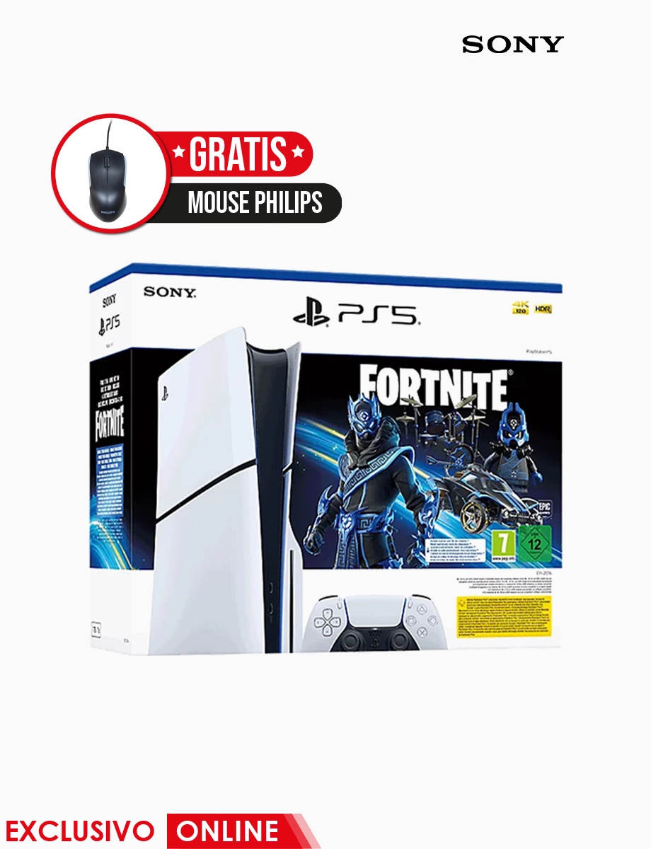 PlayStation 5 Disco Cobalt Star | Sony + Gratis Mouse Gamer Alámbrico | Phillips
