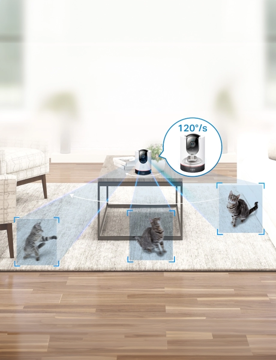 Cámara Wi-Fi Modo Infrarrojo Invisible y Detección IA Blanco | Tapo by TP-Link