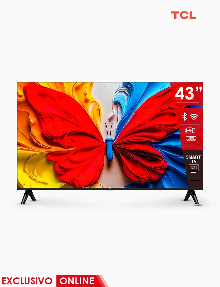 Televisor Smart TV 43" QLED Negro | TCL