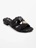 Sandalia Flat Negro Mujer – Básico imprescindible para combinar siempre