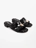 Sandalia Flat Negro Mujer – Básico imprescindible para combinar siempre