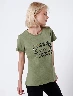 Camiseta Wonderful Verde Oliva Mujer – Toque fresco y casual