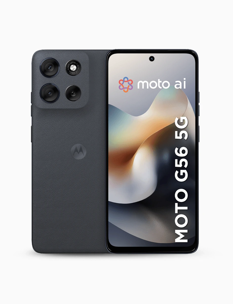 Combo Celular Moto G56 de 256GB y RAM 8GB Azul Marino | Motorola + Tetera Eléctrica Scotland Star