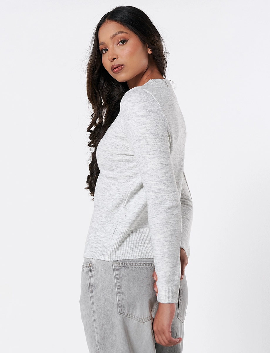 Sweater Llano Gris