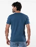 Camiseta Básica Azul Medio Hombre – Esencial cómodo para todos los días