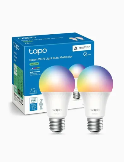 2 Focos Led Inteligente Bluetooth Blanco | Tapo by TP-Link