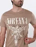 Camiseta Nirvana Habano Hombre – Estilo alternativo con toque urbano