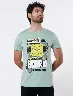 Camiseta Bob Esponja Verde Aceituna Hombre – Humor gráfico para looks relajados
