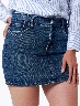 Falda Jean Azul con Tachas Mujer – Toque atrevido con estilo urbano