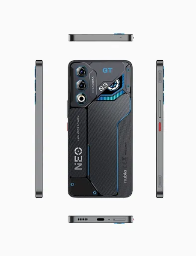 Celular Neo 3GT 5G de 256 GB + RAM 20 GB (12 GB + 8 GB) Shadow Black | ZTE
