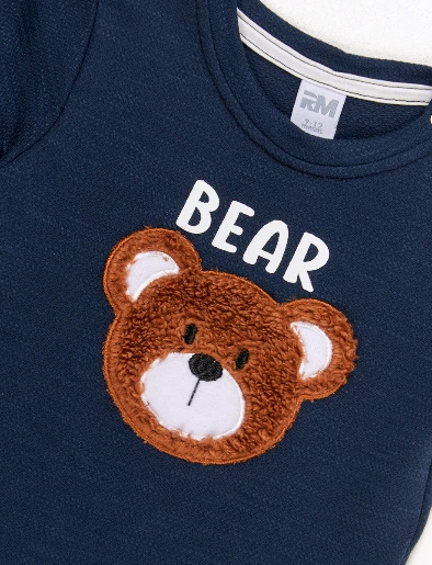 Camiseta Bear Azul Marino