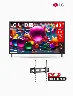 Televisor Smart 43" UHD Negro | LG + Gratis Soporte de Pared