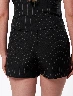 Falda Short Rayas Negro Mujer – Look moderno y práctico