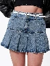 Falda Jean Plisada Azul Mujer – Diseño femenino con movimiento elegante